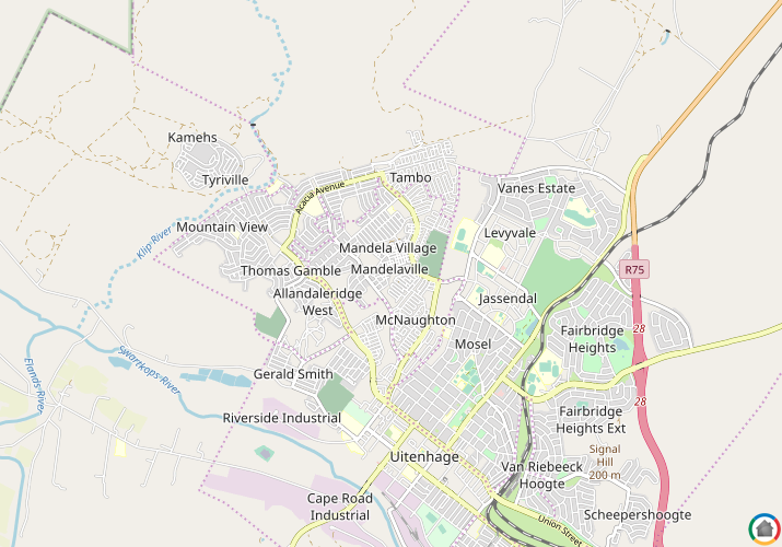 Map location of Mandelaville